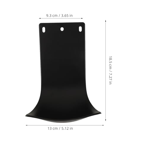 Bandeja de plástico negra compacta y antigoteo marca POPETPOP 3