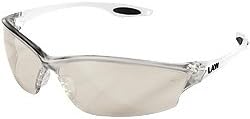 Crews LW219 Law2 Safety Glasses Blk Temple w/In/Outdoor Clr Mirror Lens(12 Pair)