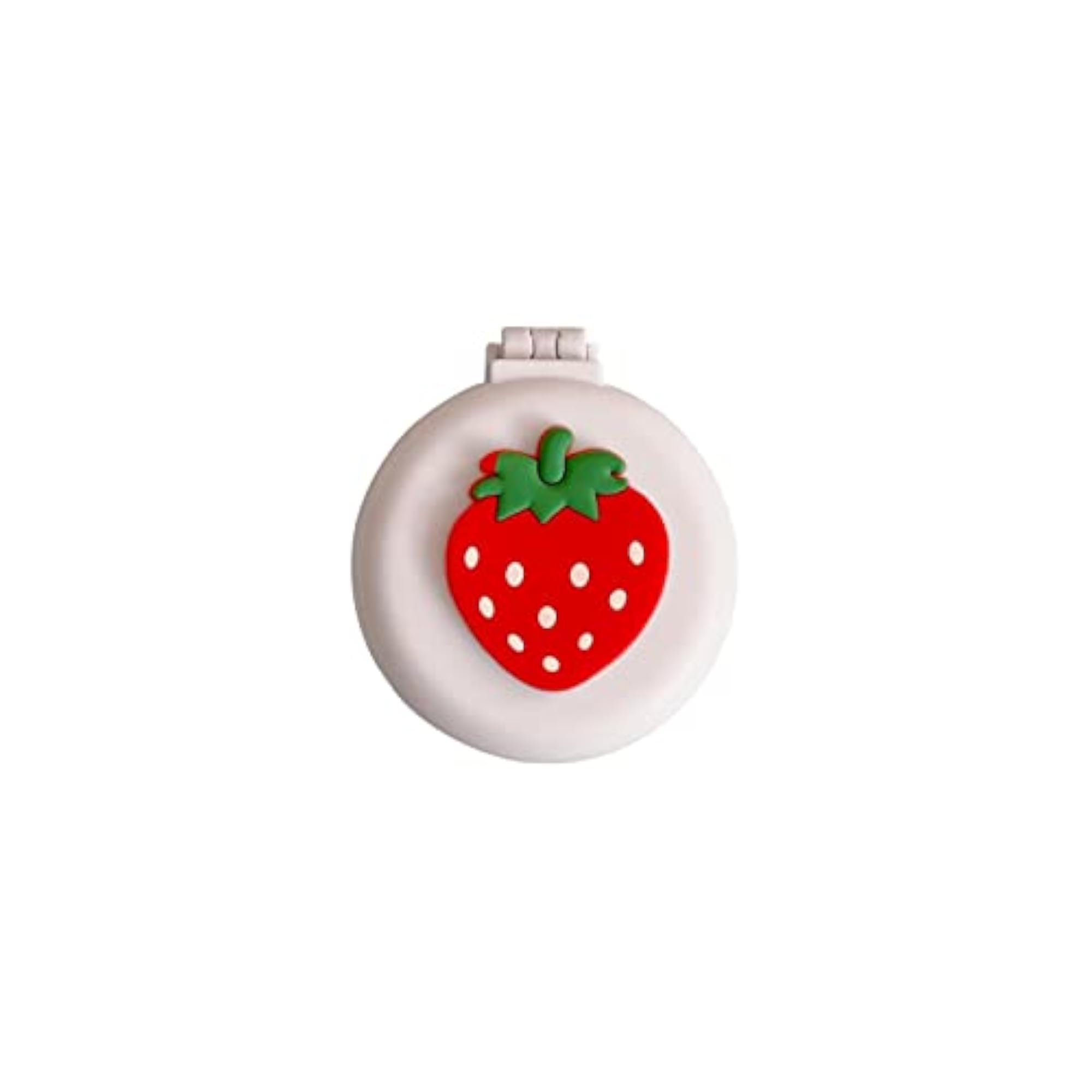 Portable Travel Mirror with Brush for Hair Care