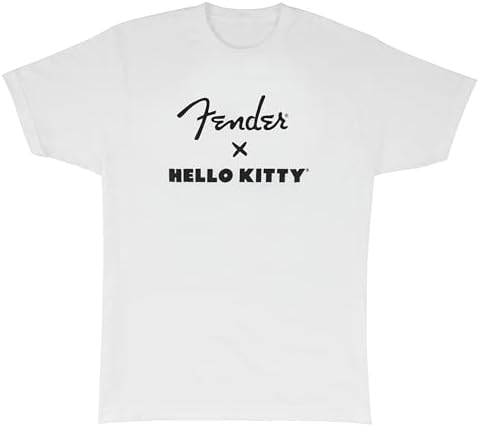 Fender x Hello Kitty Logo Tee, White, XL image 5