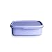 Produktbild Tupperware Lunchbox To Go Clevere Pause 1x 550ml Flieder mit 3-fach Einteilung + Hängelöffel, 7503C-6