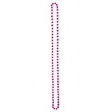 Lizzy | Pearl Bead Necklace | 120CM Long, Pink, Faux Pearl, Plastic | Vintage Flapper Style, Layered Wear, Reusable | 1920s Costume Accessory for Weddings, Parties