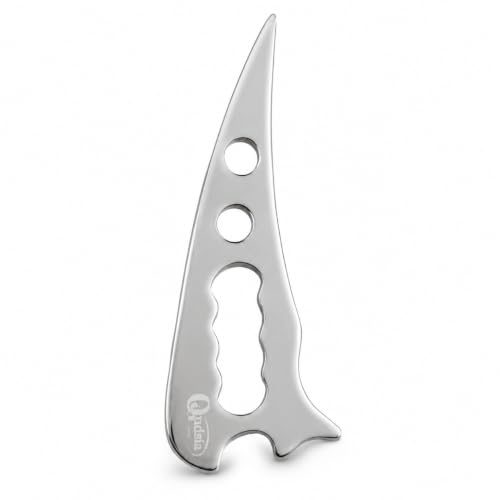 Qudsia Stainless Steel Fist Grip IASTM Tool, Ergonomic Muscle Scraping Massager for Deep Tissue Therapy and Scar Tissue Relief (5mm thick)