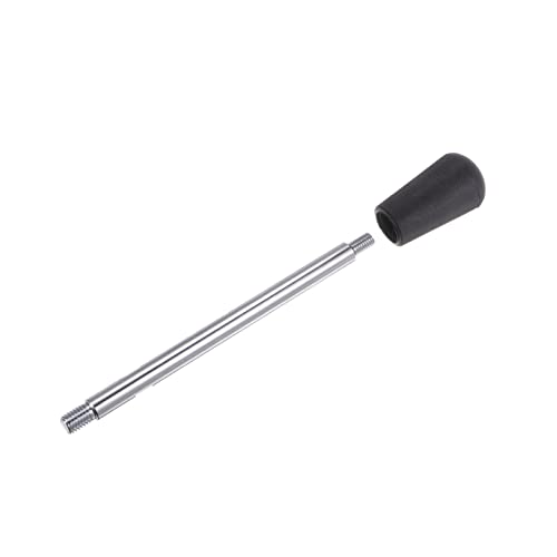 Image of HARFINGTON Clamping Handles M8 Thread 200mm (8 inch) Length Chrome Plated Revolving Crank Handle Grip Handwheel Screw Stem for Lathe Machine