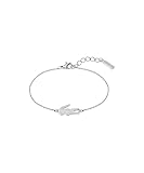 Lacoste Crocodile Chain Bracelet for Women - Stainless Steel Jewelry, Adjustable - Chic Collection, Fashion Accessory - Gift for Her