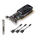 VGA PNY Quadro P400 V2 LOWPROFILE DVI,NV,GDDR5,2GB,3mDP,64BIT,256CUDACORES,LP,Adaptador 3×mDP a DVI-D (VCQP400DVIV2-PB)