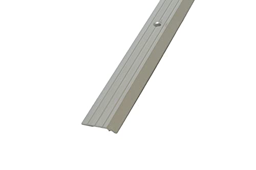 Dalsys Übergangsprofil, Ausgleichsprofil zum Schrauben Silber 90cm x 30mm, Anpassungsprofil zum Schrauben, inkl. Befestigungsmaterial, Aluminium eloxiert, Höhenausgleich von 3-4mm Cover