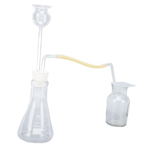 Bouteille de laboratoire de chimie pour expériences de dioxyde de carbone
