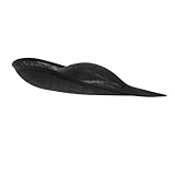 BESPORTBLE Hat Making Mesh Base for Headwear Accessories Heart-Shaped Design for Custom Fascinator Crafting for Weddings and Events Compact and Easy to Store Black