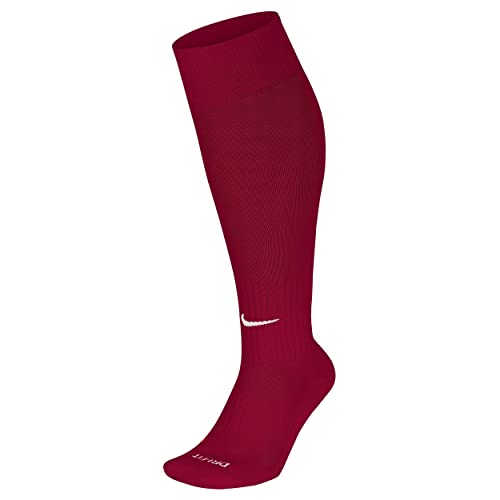 Nike Knee High Classic Football Dri Fit Calcetines, Unisex-Adulto, Rojo (Varsity Red/White), L (42-46)