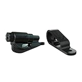 resqme and Dashboard Clip Pack The Original Emergency Keychain Car Escape Tool, 2-in-1 Seatbelt Cutter and Window Breaker, Made in USA - Black