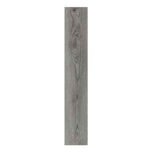 Peel and Stick Floor Tile Wood Plank Look, Self-Adheisve Vinyl Flooring Grey, 20-Pack 30 Sq.Ft, Floor Tiles Peel and Stick Waterproof for Bathroom Kitchen RV Renter, 36x6inch