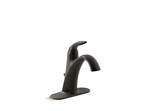Kohler Alteo K-45800-4-2Bz Single Handle Single Hole Or Centerset Bathroom Faucet With Metal Drain Assembly In Oil-Rubbed Bronze #TOP6