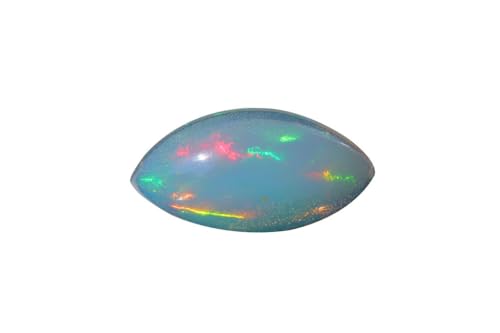 Opale naturelle taille marquise pour bague personnalisée en or