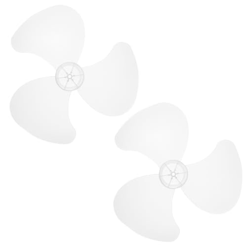 jojofuny Aspas de Ventilador Eléctrico de Plástico 14 y 16 Pulgadas, 2 Piezas, 3 Hojas, Repuesto para Ventiladores de Mesa, bajo Ruido, Resistente al Calor, Uso Doméstico