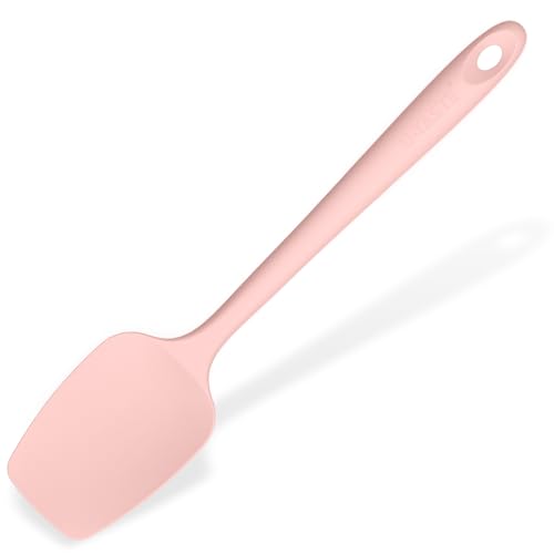 Image of U-Taste Silicone Spoon Spatula, 600F High Temp Spoonula, 11.38 inch, Pink