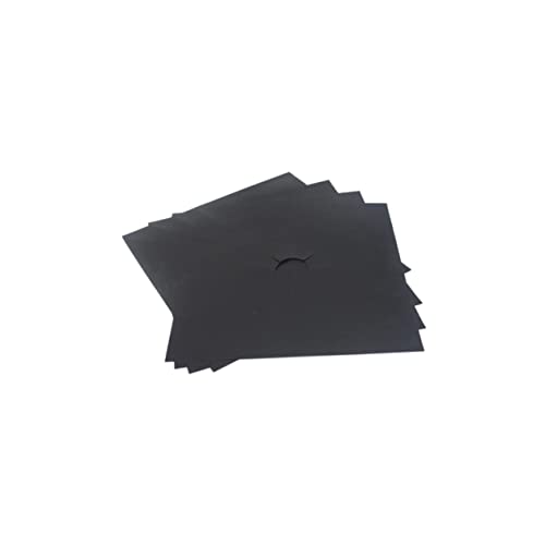 Toddmomy 4 Piezas Protector Estufa Gas Resistentes al Antiadherentes y Reutilizables para Quemadores Fáciles de Limpiar para Cocinas de Gas con Orificio