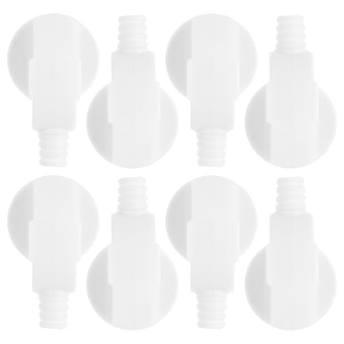 Connecteur électrique français 2 broches ronds Abaodam pour vos travaux en lot de 8 pièces