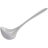 Gourmac White Melamine Soup Ladle 11.25