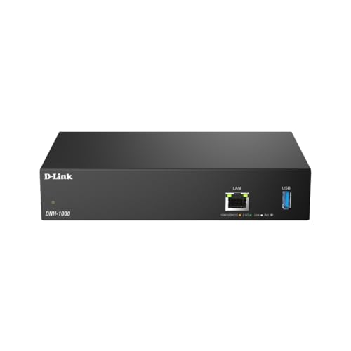 D-Link DNH-1000 Nuclias Connect Hardware Controller—Scalable & Compact Network Solution—Management of up to 500 Devices—Follows NDAA