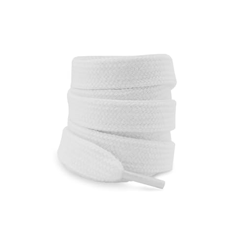 UamGlsob Flat Thick Cotton Shoe Laces for Alexander Mcqueen Sneakers,1/2''(12mm) Jumbo Fat Wide Shoelaces Replacement Laces