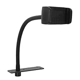 Mikinona Mikrofonhalterung für Notenständer, seitliche Schwanenhalsklemme für Notenständer, Mikrofonbefestigungsclip für Musiker und Künstler