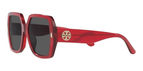 Tory Burch Sunglasses TY 7191 U 193687 Transparent Red3