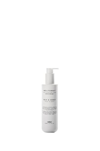 wakse Milk & Honey Hair Dissolving Cream - Painless Hair Removal Cream for Face & Body 6.7 oz