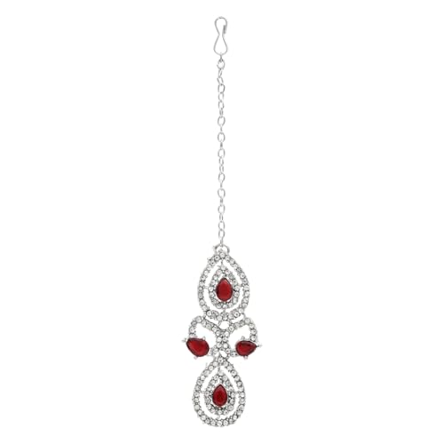 Image of I Jewels Rose Gold Plated Stylish Design Crystal Diamond Necklace & Earrings Jewellery Set for Women