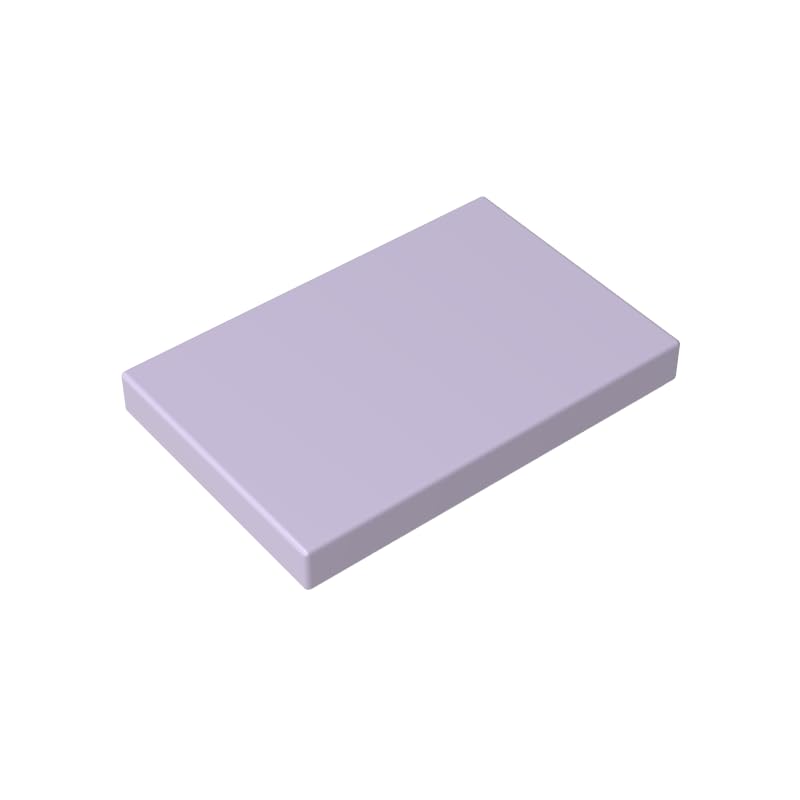 XYEIUGO GDS-1039 26603 Foundation Plate Tile 2x3, pink purple, 50 PCS