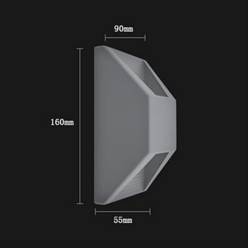 Applique murale extérieure moderne avec éclairage LED double tête - 7