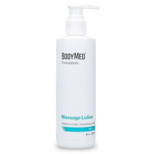 BodyMed Formulations Deep Tissue Massage Lotion – All-Natural Fragrance-Free with Arnica & Jojoba – Paraben-Free, Non-Staining, Leaping Bunny Certified – Ideal for Pain Relief & Muscle Recovery