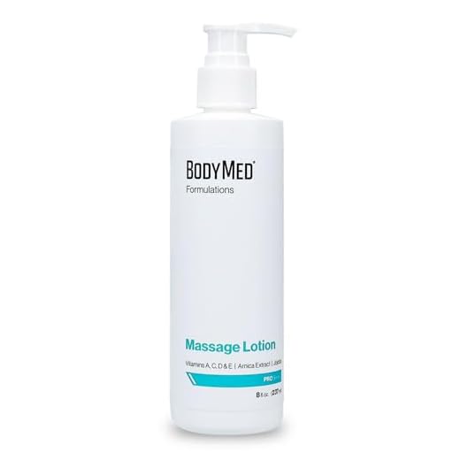 BodyMed Formulations Massage Lotion, 8 oz. – Fragrance-Free, All-Natural Lotion for Massage Therapy – Formulated with Arnica Extract & Jojoba – Non-Staining, Hypoallergenic & Paraben Free