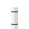 BollardGard 7 x 72 Bollard Cover White - Innoplast (White Blue Tape)