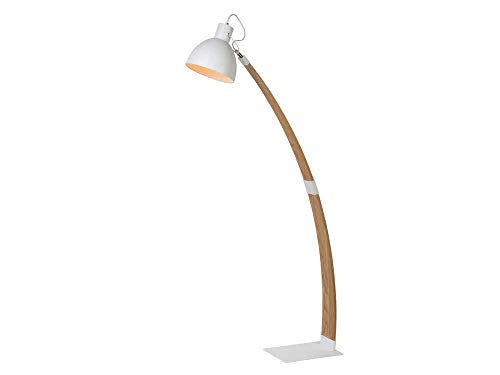Preisvergleich Produktbild Lucide CURF - Stehlampe Mit Leselampe - 1xE27 - Weiß