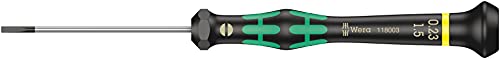 Image of Wera 05118003001 Kraftform Micro 2035 Slotted Electronics Precision Screwdriver, 1.5mm Head, 60mm Blade Length