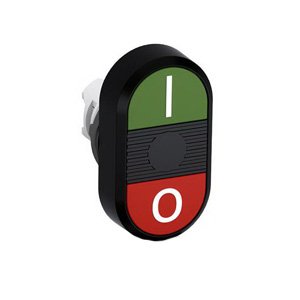 ABBMPD2-11B Double Pushbutton Operator, 22 mm, Momentary, Flush/Flush Operator