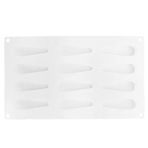 Rejilla con Forma de Zanahoria, 12 Moldes de Silicona para Pasteles, Molde para Mousse Francés de Verduras, Moldes de Chocolate, Aromaterapia, Terapia con Velas para Hornear,