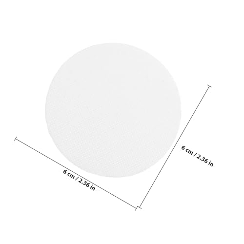 Image of HOMSFOU 2Pcs Lamp Shade Diffusers 2.36In Round Fabric Light Diffuser Covers for Pendant Lights Spotlights Downlights and Chandeliers - Eye Protection and Dust Prevention