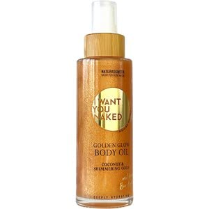 I want you naked Body Oil Limited Edition, Golden Glow, 100ml Cover