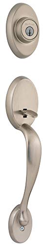 Chelsea Single Cylinder Entrance Handleset Finish: Satin Nickel