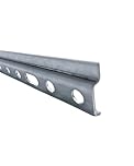 Gedotec Wall Rail Kitchen Cabinet Hanger Hanging Rail - Top Cabinet | Length 1250 mm | Galvanised Steel | Mounting Rail for Hanging Cupboards | 1 Piece - Hanging Rail Metal for Screws