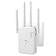 WLAN Verstärker, 1200Mbit/s WLAN Repeater, 5G & 2.4G Dualband Ultraxtender WiFi Verstärker mit LAN anschluss, WPS, Kompatibel mit 99% Standard-WiFi Routern, Deckt bis zu 9200Sq.ft und 35 GeräteA2