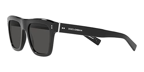 Dolce & Gabbana DG4420-501/87 Sunglasses Black w/Dark Grey 52mm3