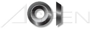 (8000 pcs) #10, Countersunk Finishing Cup Washers, Steel, Black Zinc