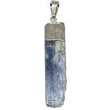 HolyratnaHoly Ratna Original Natural Blue Kyanite Silver Plated Pendants