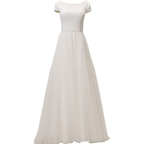 Robe de demoiselle d'honneur en tulle pour un mariage à la plage