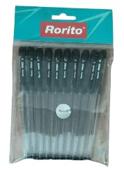 Image of Rorito Riseo 1.0 Mm Omr Answer Sheets Exam Marking Pen Black 20 Pcs