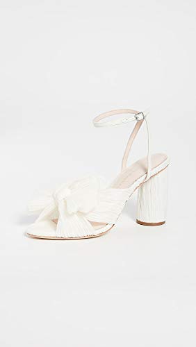 Image of Loeffler Randall Women's Camellia Pleated Bow Heel with Ankle Strap