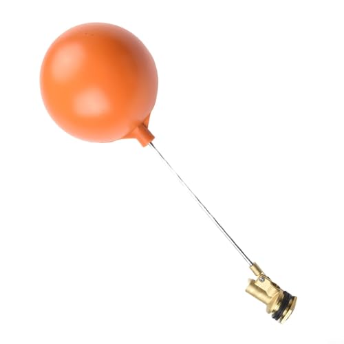 Jonikuper Vanne à flotteur en laiton pour réservoir d'eau avec boule en plastique et joint en caoutchouc, arrêt automatique réglable pour réservoirs, chaudières, pompes et bacs à bétail (DN20)
